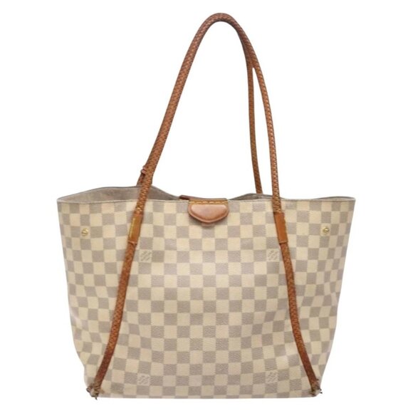 LOUIS VUITTON Damier Azur Propriano Tote Bag N44027 LV Auth 141434 - Picture 3 of 16